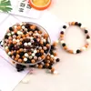 Cuentas Redondas de Color Sólido de 8 mm y 10 mm, Cuentas Sueltas de Resina, Cuentas de Navidad, Pulsera Hecha a Mano de Bricolaje, Separadores con Cuentas, Joyería