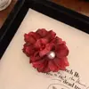 Pasador de Flor de Perla Morada Coreana Pinza Lateral de Gama Alta Nicho Femenino Tocado Dulce Accesorios para el Cabello de Princesa