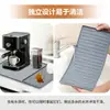 Tapete de Silicone para Máquina de Café Popular Transfronteiriço Bandeja de Drenagem Grande Mesa de Bar Mesa de Jantar Tapete Secador de Xícara de Café Antiderrapante Isolado
