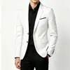 Blazer de botões duplos tamanho europeu para homens para comércio exterior transfronteiriço, jaqueta simples casual de negócios leve, resistente a rugas, não precisa passar, terno para noivo e padrinhos