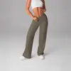 Calça Larga de Cintura Alta para Mulheres, Calça Esportiva de Corrida ao Ar Livre, Calça de Perna Larga Emagrecedora para Mulheres, Exportação