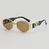Gafas de Sol Oulaiou Nuevas con Montura Ovalada Tendencia de Personalidad Gafas de Sol para Conducir Moda Chica Caliente Ojo de Gato Gafas de Sol con Protección Solar
