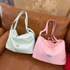 Serie de Nylon Nueva Primavera/Verano Bolso Baguette Portátil Estilo Coreano Versátil Bolso para Mujer Estilo Ins
