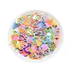 Ya Leduo Lentejuelas de corazón torcido huecas de 14 mm amor de madre Película de PVC Vestido de San Valentín aretes sueltos cuentas