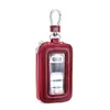 Janela Espelhada Masculina e Feminina Controle Remoto de Carro Bolsa de Chave com Zíper Simples Grande Capacidade Portátil Chaveiro de Cintura Armazenamento Portátil