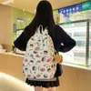 Mochila Escolar Ins Estilo Japonés para Niñas, Linda Mochila de Dibujos Animados de Gran Capacidad para Estudiantes, Mochila Pequeña Versátil para Viajes