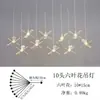 Luz de Teto para Casamento Cordão Folha de Bordo Acrílica Brilhante Garça de Papel Borboleta Lustre Decoração de Casamento Decoração de Vitrine