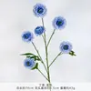 Bouquet de Flores Artificiales Lirio Calentador de Corazón Copo de Nieve, Regalo Festivo, Arreglo de Florero de Flores Falsas, Decoración de Sala de Estar, Uso en Bodas y Festividades