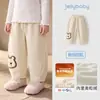 Pantalones de felpa para niños Jerry Baby Nuevos para niños Ropa de otoño invierno Cálidos Pantalones casuales para niñas de 5 años