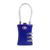 Haoguan Candado Aleación de Zinc Equipaje de Viaje Gimnasio Cuerda de Acero Candado de Contraseña Aduana Tsa Candado de Contraseña 05St