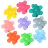 Clip de flor grande de 7 cm para el cabello de niña, tarjeta para el cabello, blogger de Europa y Estados Unidos con CLIP DE MARGARITA, clip de tiburón de flor colorida