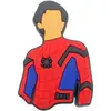Serie Spiderman, zapatos con agujeros, hebilla de zapato con flores, hebilla de zapato desmontable decorativa de PVC, punto transfronterizo, explosión de Amazon
