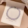 Nova Pulseira com Fivela Oval de Zircônia Estilo Chinês Senso de Design Personalidade Pulseira Versátil Luxo Leve Nicho Sensação de Alto Padrão Joia de Mão