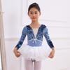 Ropa de Baile para Niños Manga Larga Otoño e Invierno Terciopelo Ropa de Baile Nueva Ropa de Baile Ropa de Práctica para Niñas Ropa de Gimnasia