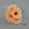 Ramo artificial de crisantemo africano atado a mano flor de seda de crisantemo fulang arreglo floral decoración floral para el hogar Flor de mano para novia