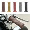 Puños de Manillar Vintage de Goma en Stock para Motocicletas Universales Modificadas, Cubiertas de Manillar de Venta Caliente Transfronteriza