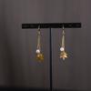 Bolsa de la Suerte de Aretes Florales de Estilo Chino Nuevo, Nuevos Aretes de Gancho Populares, Aretes Niche de Alta Gama, Aretes Únicos, Joyería de Estilo Chino
