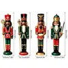 CT745-752 Cascanueces Navideño Imán Magnético para Puerta de Garaje Decoración Festiva Pegatina Magnética para Refrigerador