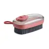Cepillo Limpiador Dispensador de Líquido Multifuncional Cepillo Automático de Cerdas Suaves Artefacto para Zapatos Cepillo para Zapatos Cepillo para Lavar Zapatos Cepillo de Lavandería Cepillo para el Hogar Ropa