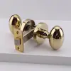 Yibaili Bronce Antiguo Americano Cerradura Esférica Estilo Medieval Manija de Puerta Huevo de Pato Cerradura de Puerta de Doble Hoja Europea Retro