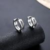 Pendientes geométricos marchitos con diseño de personalidad para hombre, pendientes de moda hip-hop para mujer, accesorios de alta gama que combinan con todo, joyería de verano.