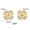 Pendientes DIY de Gama Alta Soporte para Perlas Aguja de Plata 925 Zirconia Cortada Accesorios de Material para Pendientes Caseros Fábrica Venta al por Mayor