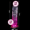Ventosa pene artificial tamaño pequeño mediano y grande dildo jj femenino cristal transparente masturbador manual juguetes sexuales