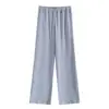 Pantalón Individual Pantalón de Pijama para Hombre Algodón Puro Simple Holgado Casual Verano Delgado Pantalones de Casa para Hombre Pantalones Vestibles para Exterior