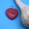 Colgante de amor transfronterizo con piedra natural, cristal, collar de corazón simple, colgante de corazón de melocotón, fabricantes al por mayor