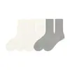 Calcetines Blancos Antibacterianos para Mujer, Calcetines de Verano Finos 100% Algodón de Media Pantorrilla, Calcetines Holgados Resistentes al Olor para Combinar con Zapatos Pequeños de Cuero, Calcetines Largos de Maternidad