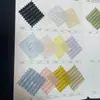 Tela de moda 100% poliéster con estampado de rayas de cómic de stock de fábrica, tela brillante con textura especial para camisas y vestidos