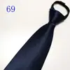 Corbata de Hombre Cremallera Novio Boda Roja 8cm Vestido Negocio Nudo Negro Libre Perezoso Fácil de Tirar Azul Corbata
