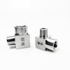 Codo de alambre interior y exterior de acero inoxidable 304, manómetro de alta presión, diámetro variable 90, CNC 316, curvatura en ángulo recto, 2 M1420
