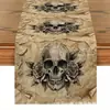 Camino de Mesa Festivo de Gama Alta Transfronterizo Halloween Navidad Temático Mantel Estampado Decoración Mesa de Comedor Sala de Estar Personalización