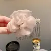 Nuevo Accesorio para el Cabello 2026: Peine para el Cabello de Niña con Malla de Flores, Diamantes Brillantes y Perlas, Diseño Único, Pinza para el Cabello Versátil