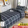 Conjunto de três peças para dormitório estudantil pessoa solteira roupa de cama de desenho animado lençol capa de edredom conjunto de quatro peças inverno algodão puro todo algodão
