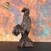 Adornos de escritorio para oficina con forma de gallo Dagitario de la Gran Muralla de latón forjado vintage de Hongda