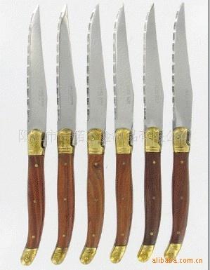 P-101AB餐具西餐具刀叉,蚊子木柄刀叉牛扒排刀
