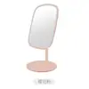 Espejo de maquillaje LED con luz LED, espejo de escritorio portátil con luz inteligente, espejo de carga para dormitorio de estudiantes.