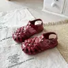 Sandalias para Niñas 2026 Verano Nuevo Estilo Sandalias Transpirables Trenzadas para Dedos de los Pies para Niñas, Zapatos Versátiles de Suela Suave