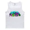 Colete Infantil de Verão Estilo Coreano Algodão Casual Camisa de Base Absorvente de Suor Roupa Esportiva de Açúcar Camiseta sem Mangas para Meninos
