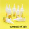 Cola de álcool DIY feita à mão 30ml tecido não tecido plástico boneca papel brinquedo feito à mão cola corda de cânhamo cola para tecido