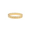 JZ022 Mini Edição Estreita Micro Diamante Rombóide Cruz Pequeno Anel Aço Titânio Banhado Cor Dourado 18K Moda Feminina