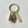 Chaveiro Pingente Moeda dos Cinco Imperadores Pixiu Duplo Pixiu Abóbora Folhas Atraindo Fortuna Chaveiro de Carro Pequeno Ornamento