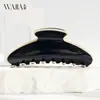 Nuevo Pinza de Garra Grande Elegante de Acetato Estilo Francés Wjia para el Cabello para Mujeres
