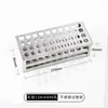 Rack para Tubos de Ensaio de Aço Inoxidável 304 Rack para Tubos Colorimétricos Equipamento de Laboratório para Centrífuga Coleta de Amostras de Sangue Rack Multifuncional para Tubos de Centrífuga