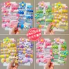 Grampo de Cabelo Infantil para Meninas, Presilha para Franja Lateral, Presilha Bb Fofa da Moda, Presilha Bico de Pato, Acessório Super Adorável para Cabelo de Bebê