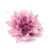 Cabeça de Flor Dália Estilo Antigo Flor Artificial Decoração de Casa Flor Falsa Decoração de Casamento Material DIY Flor de Cabeça Hanfu