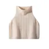 Suéter de cuello alto de cachemira Bufanda de cachemira tejida para mujer Otoño e Invierno Estilo coreano Versátil Calentador de cuello Protector de cuello falso Chal