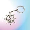 Nuevo Llavero Retro Xiyin Temu Aliexpress Amazon Joyería Popular Ancla Simple Timón Colgante para Llaves